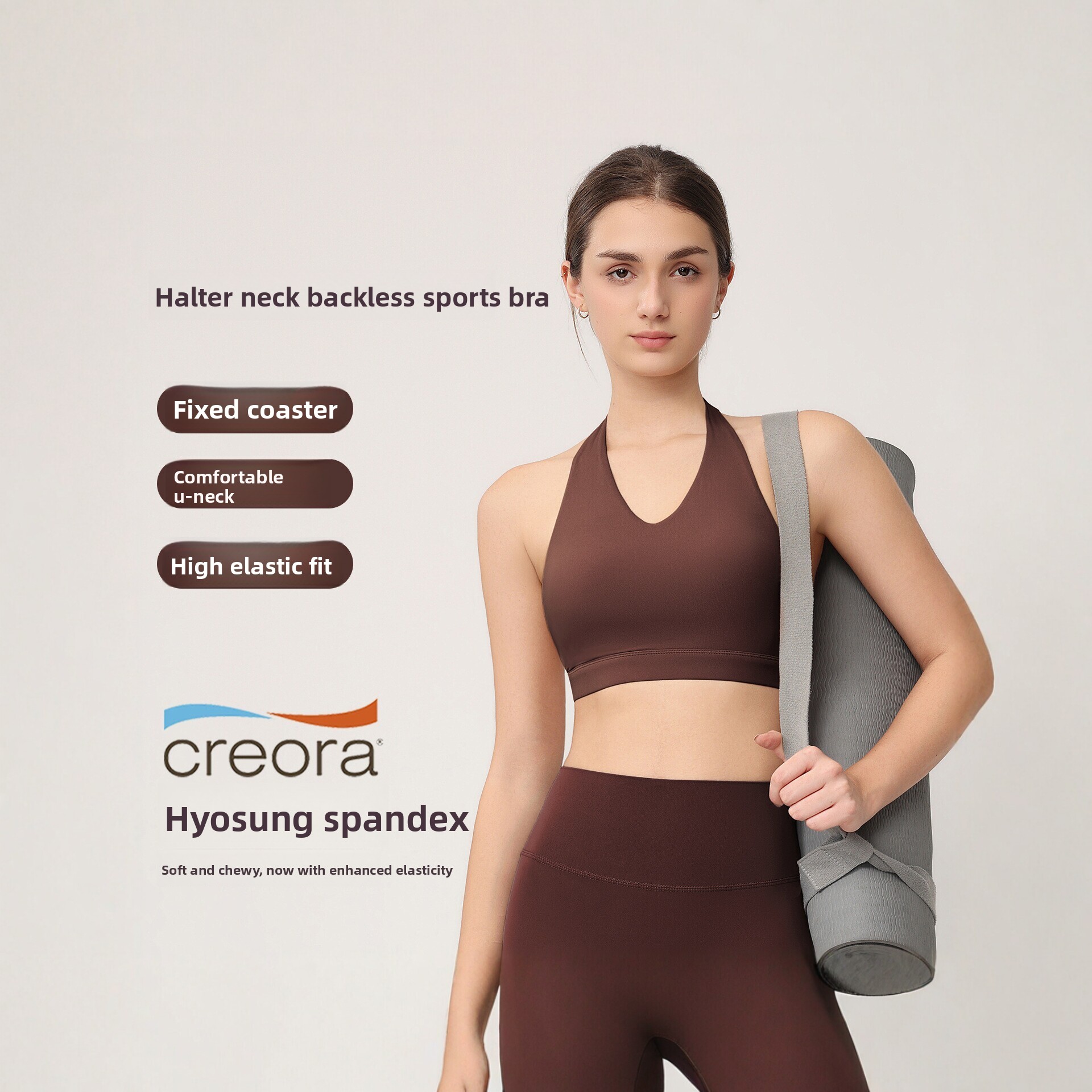 Women's Halter Sports Bra with - Sports Bra Racerback recension och pris